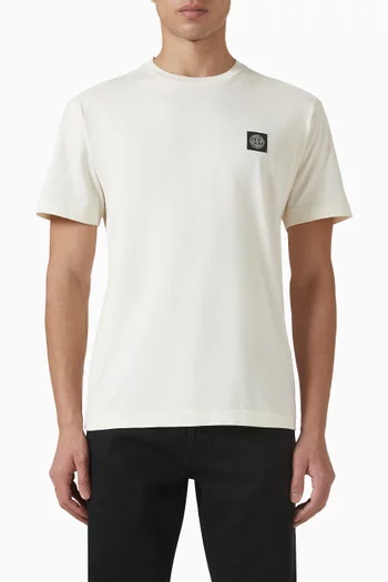 Compass-patch T-shirt in Cotton Jersey