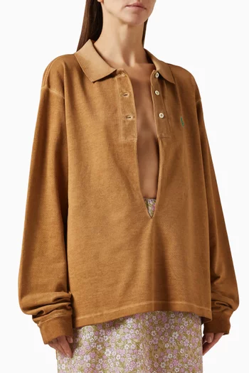 تي شيرت بولو قطن بيكيه