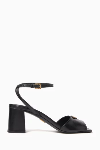 Logo 80 Sandals in Leather