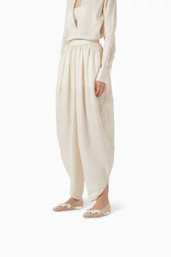 Demi Ballerina Flats in Rubber Jelly