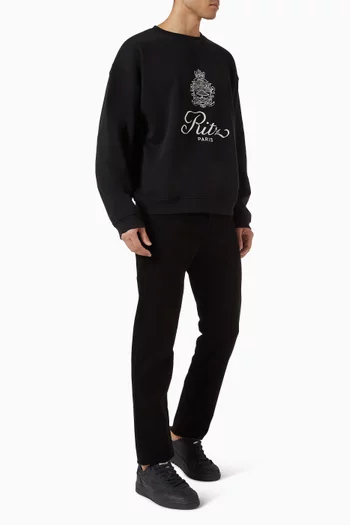 x Ritz Paris Sweatshirt in Cotton-blend