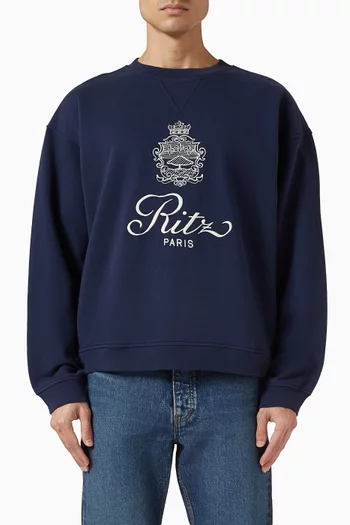 x Ritz Paris Sweatshirt in Cotton-blend