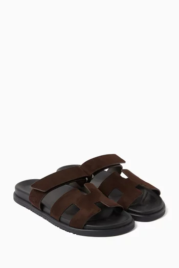 حذاء مفتوح تشيبريه شمواه غير مستعمل، مقاس 40 بالمقاسات الأوروبية