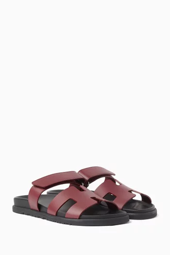 حذاء مفتوح تشيبريه جلد عجل غير مستعمل، مقاس 39 بالمقاسات الأوروبية