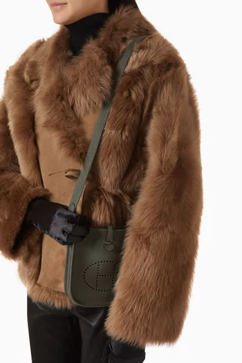 حقيبة إيفيلين ميني جلد ايبسوم غير مستعملة