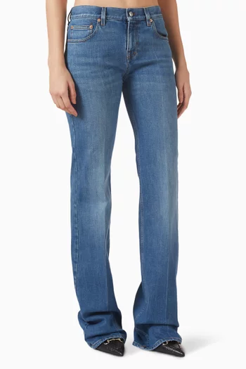 Flared Jeans in Denim