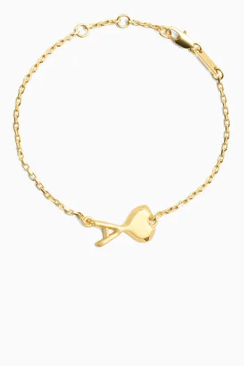 سوار ايه دي سي نحاس مطلي بلون ذهبي