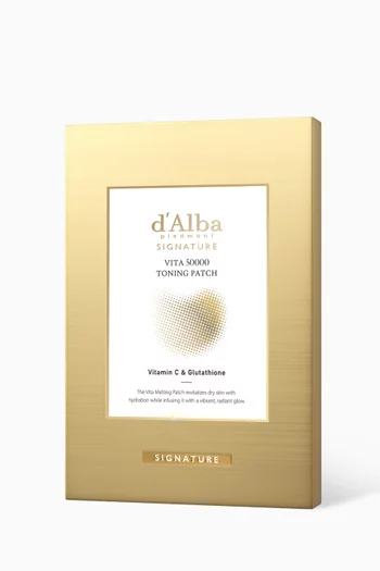 لاصقات سجنتشر فيتا 50000 لتوحيد لون البشرة، 0.4 غرام × 4