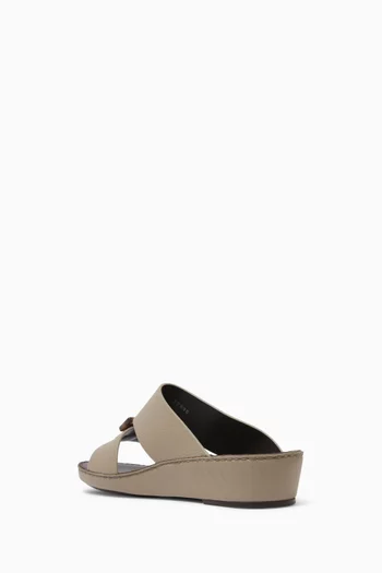 Quadratura Cuerno Sandals in Deercalf