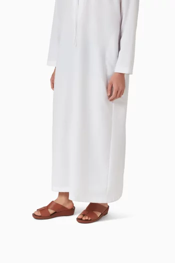 حذاء مفتوح بييجا سوكير جلد نابا