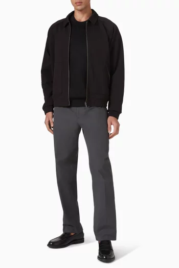 Straight-leg Chino Pants in Cotton