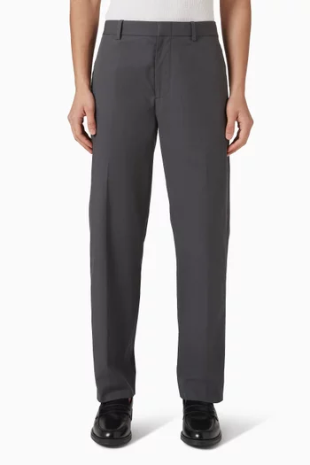Straight-leg Chino Pants in Cotton