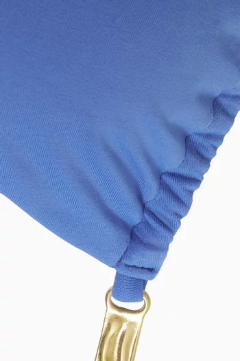 قطعة بيكيني علوية بيا تيوب بتصميم غير لامع