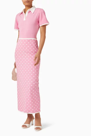 Contrast Polo T-shirt