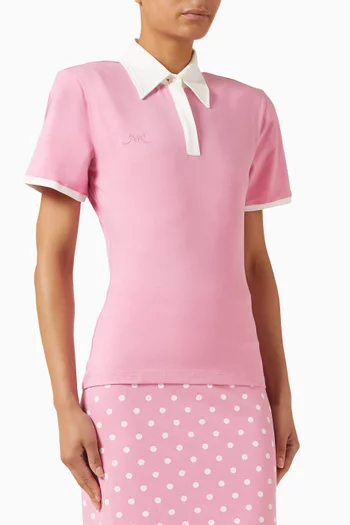 Contrast Polo T-shirt
