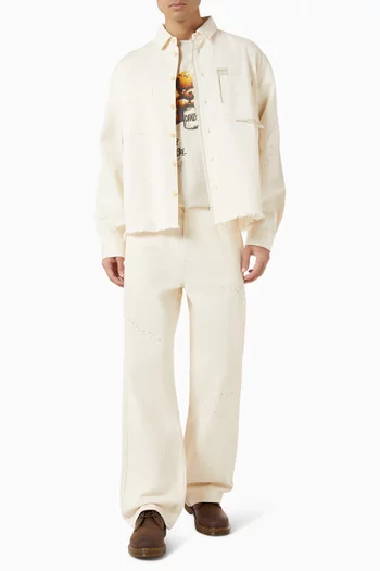 Jerk Bootcut Jeans in Denim