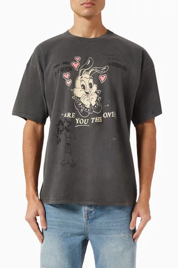 The One Faded T-shirt in Cotton