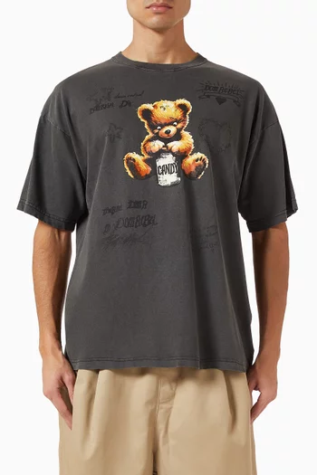 Treats Faded T-shirt in Cotton