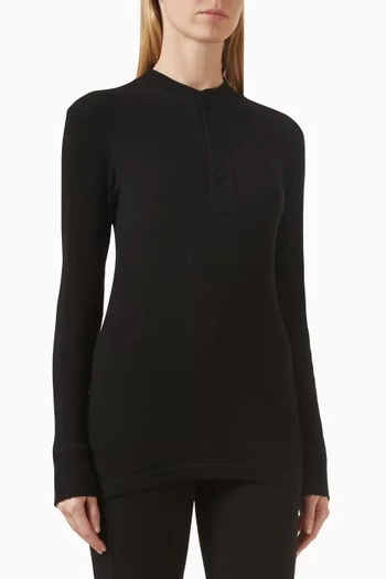 بلوزة باستيان قطن وجيرسيه