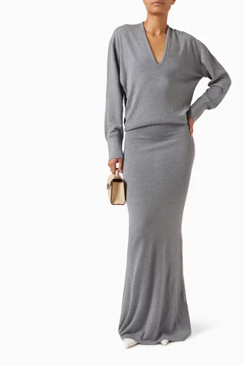 Elva Dress in Wool-cashmere