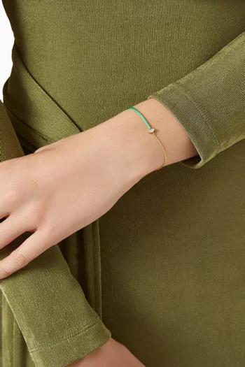 Marquise Diamond Thread Bracelet in 18kt Gold