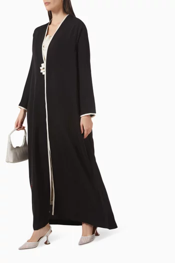 Embroidered Abaya in Viscose