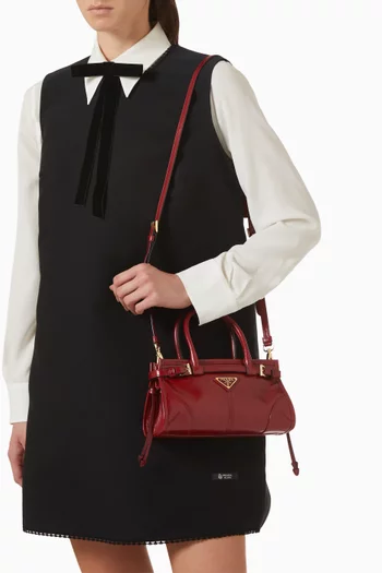 حقيبة بوني ميني بيد علوية جلد ناعم