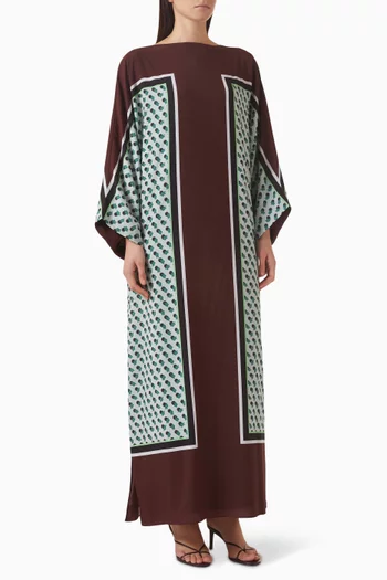 Bri Kaftan in Silk Blend