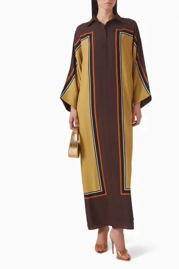 Shireen Kaftan in Silk Blend