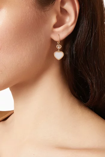 Happy Hearts Earrings in 18kt Rose Gold