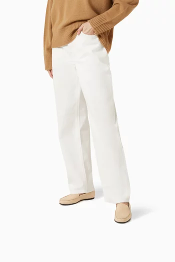 Pesaro Loafers in Croc-embossed Suede