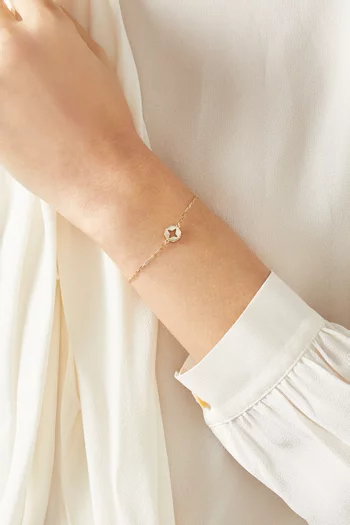 سوار كيرا بحلي بتصميم زهرة البرسيم