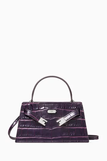 حقيبة لي رادزيويل ميني بيد علوية جلد بنقشة جلد التمساح