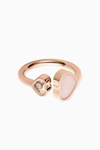 Happy Hearts Ring in 18kt Rose Gold