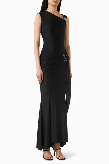 Draped Hardware Gown