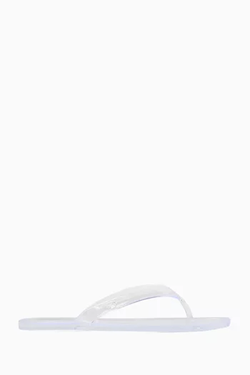Jelly Flip Flop Sandals in Rubber