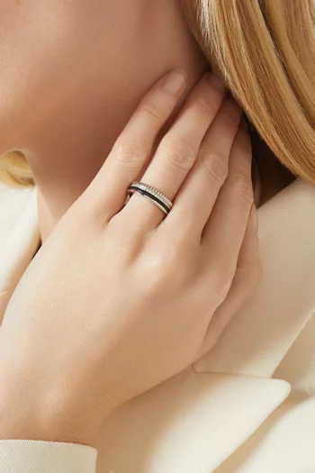 Small Quatre Black Edition Ring
