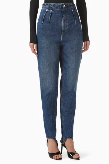 Cigarette Jeans in Denim