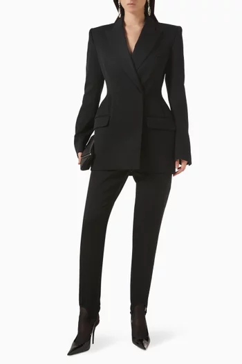 Hourglass Blazer in Heavy Wool