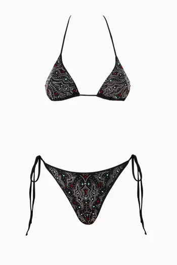 Texano Embellished Bikini Set
