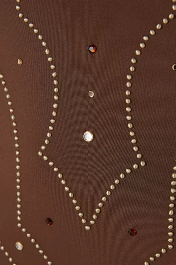 Embellished One-piece Swimsuit