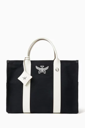 حقيبة يد أرين كبيرة مزيج قطن