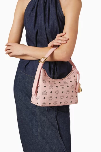 حقيبة هوبو ارين صغيرة بنقشة فيزيتوس