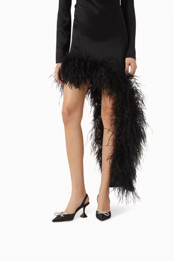 Rosie 70 Slingback Pumps in Satin