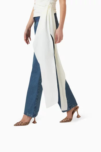 Holli 70 Slingback Pumps in Leopard Mesh