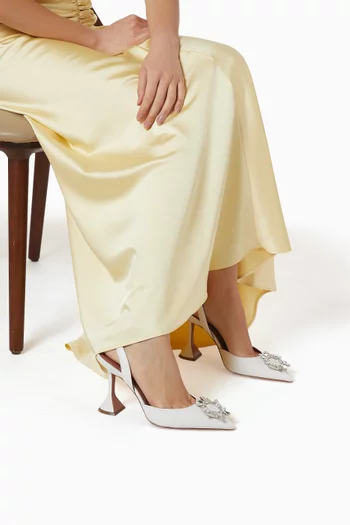 Begum 95 Slingback Pumps in Nappa Leather