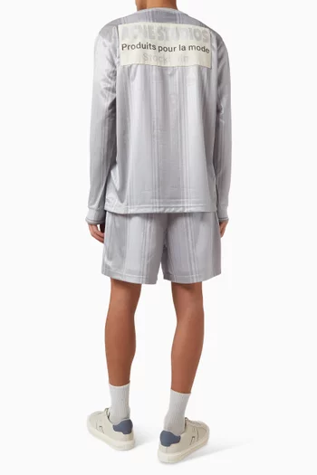 تي شيرت رياضي بشعار الماركة جيرسيه