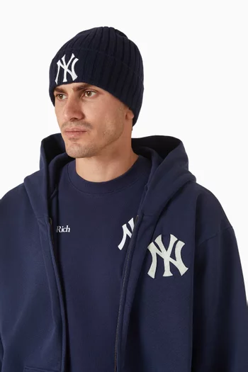 Heritage Yankees Serif Beanie in Cashmere Blend