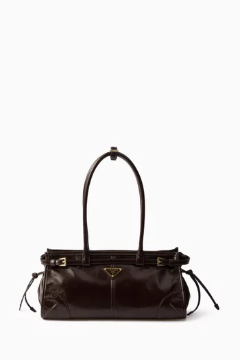 Medium Prada Bonnie Tote Bag in Leather