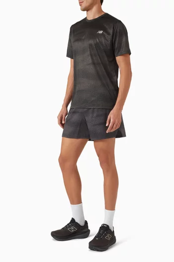 Athletics Printed T-shirt in Cotton-terry